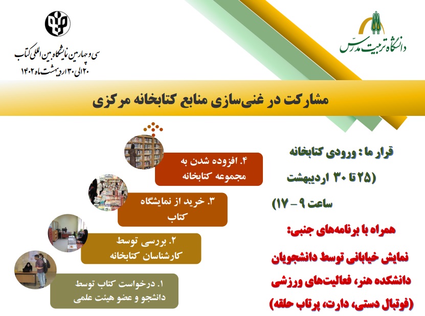 امكان سفارش مجازي کتاب از نمایشگاه بین‌المللی كتاب تهران